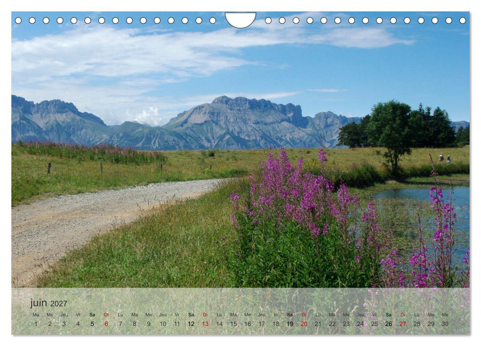 Echappée alpine (CALVENDO Calendrier mensuel 2027)