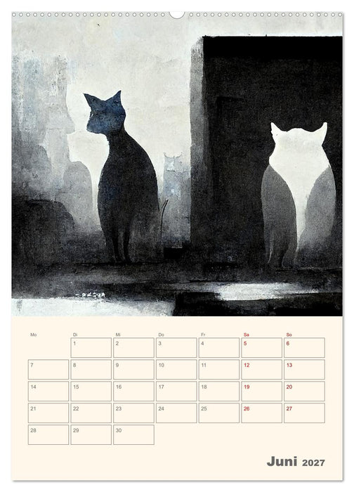 Die 7 Leben einer Katze (CALVENDO Wandkalender 2027)