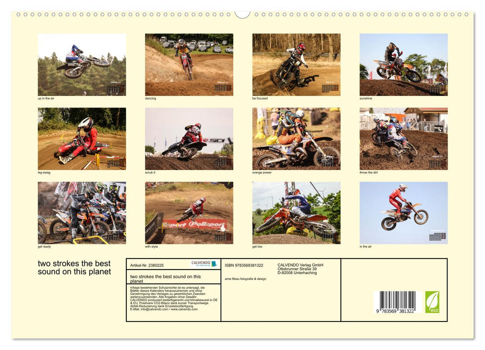 two strokes the best sound on this planet (CALVENDO Premium Wandkalender 2027)