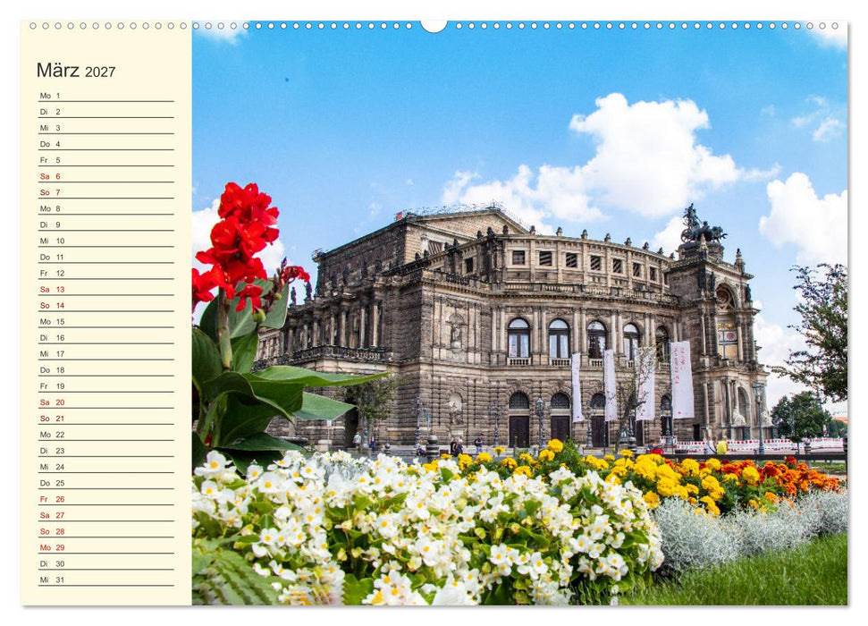 Dresden Terminplaner (CALVENDO Wandkalender 2027)