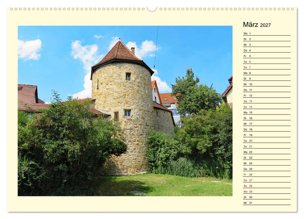 Nürtingen erleben (CALVENDO Premium Wandkalender 2027)