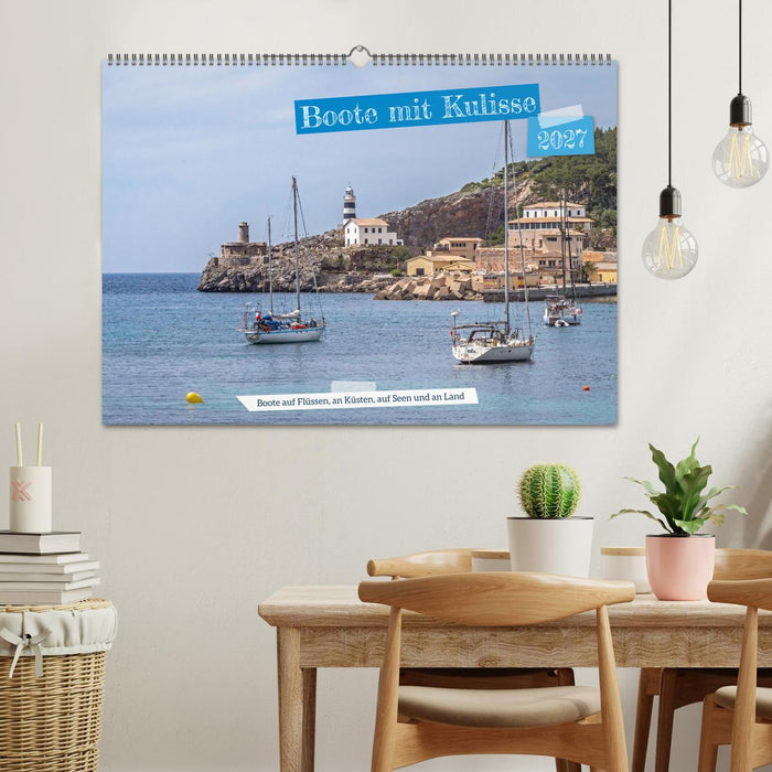 Boote mit Kulisse (CALVENDO Wandkalender 2027)