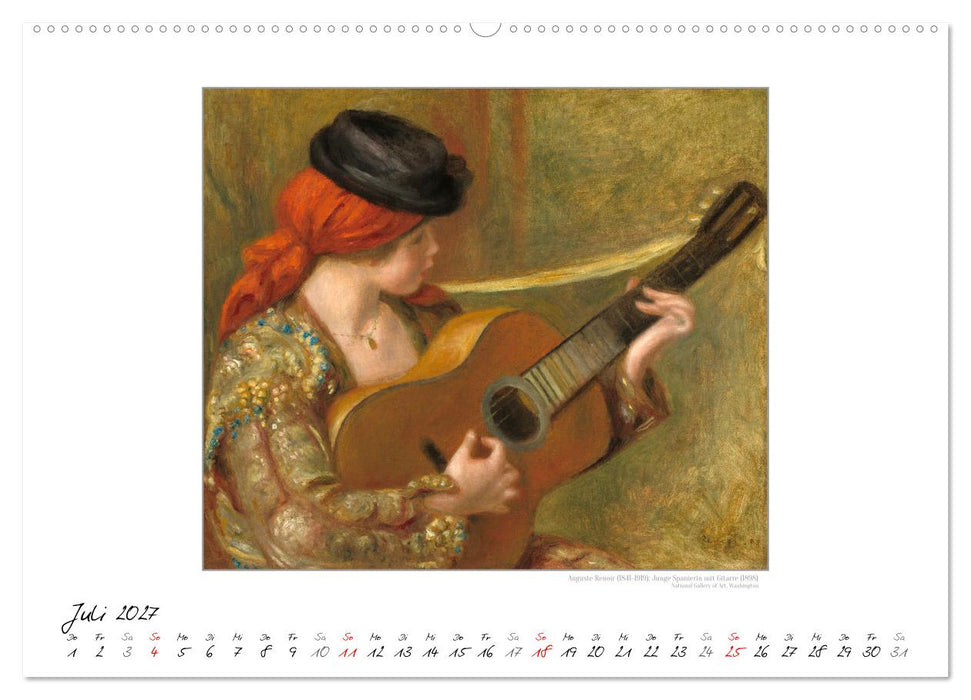 KlangFarben - Musik im Bild Kunstkalender (CALVENDO Premium Wandkalender 2027)