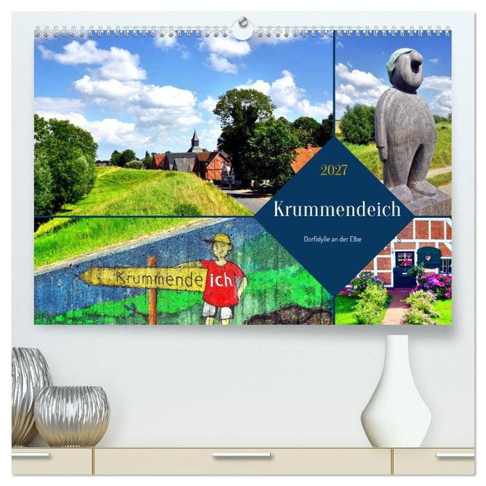 Krummendeich - Dorfidylle an der Elbe (CALVENDO Premium Wandkalender 2027)
