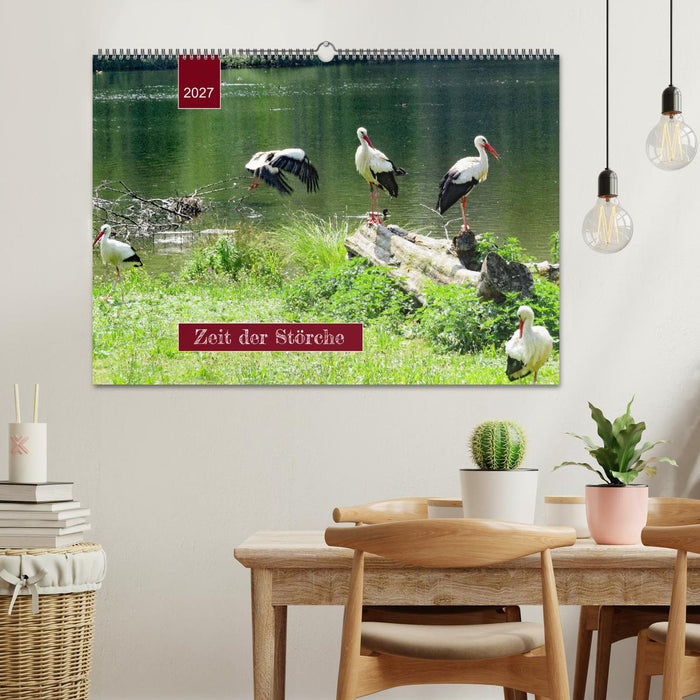 Zeit der Störche (CALVENDO Wandkalender 2027)