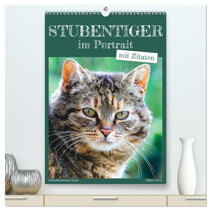 Stubentiger im Portrait (CALVENDO Premium Wandkalender 2027)