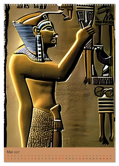 Altes Ägypten - Computerträume aus der KI (CALVENDO Wandkalender 2027)