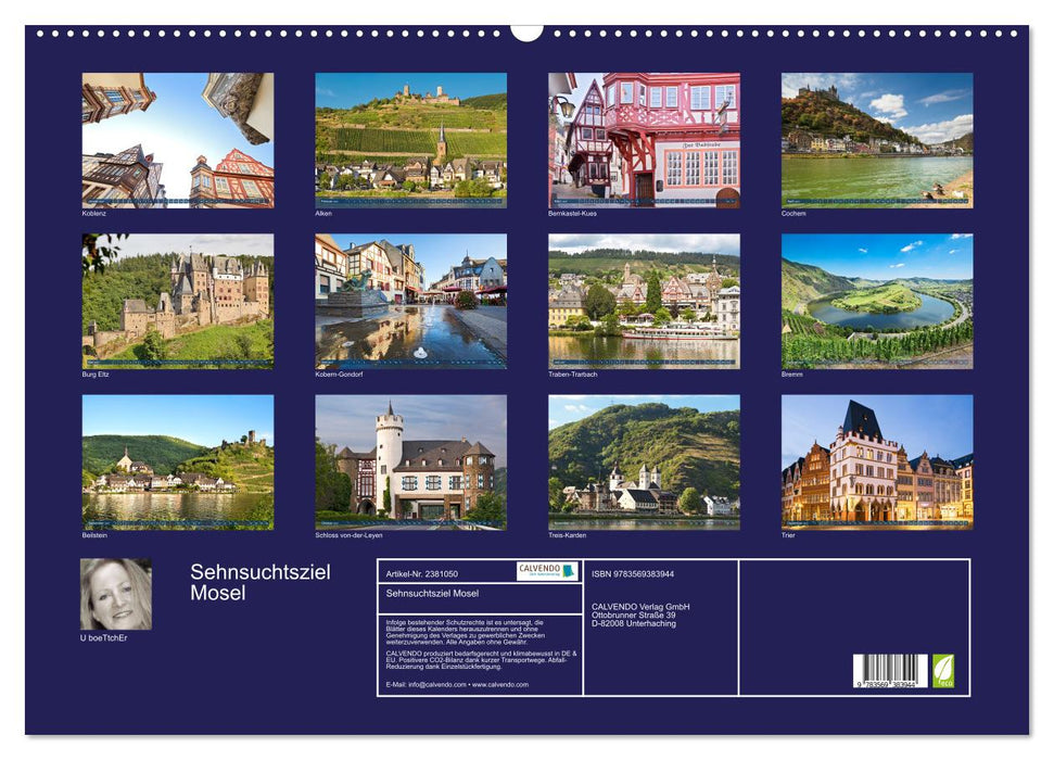 Sehnsuchtsziel Mosel (CALVENDO Wandkalender 2027)