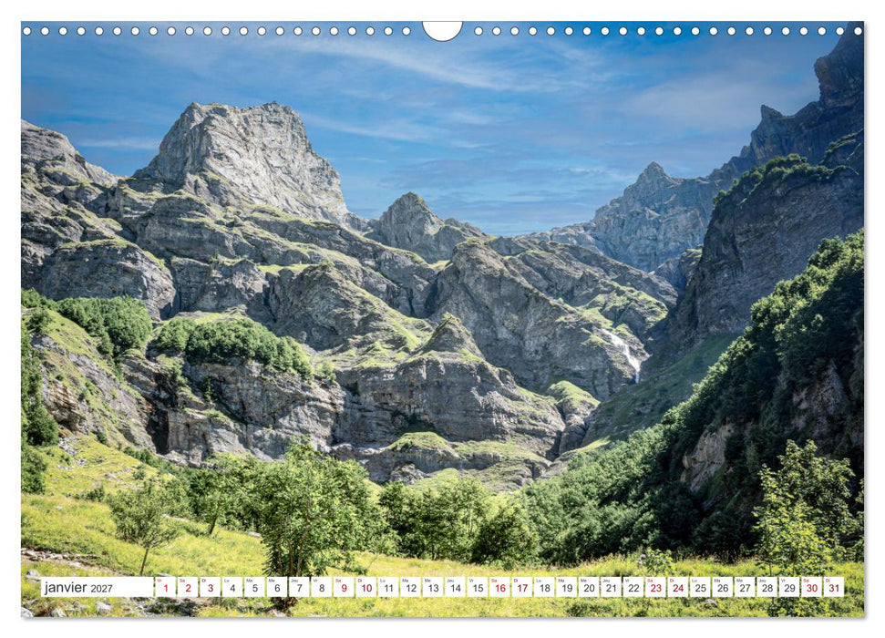 Les Portes du Soleil, Haute-Savoie (CALVENDO Calendrier mensuel 2027)