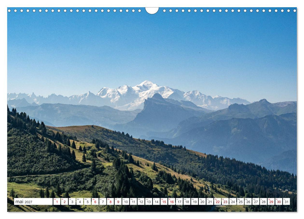Les Portes du Soleil, Haute-Savoie (CALVENDO Calendrier mensuel 2027)