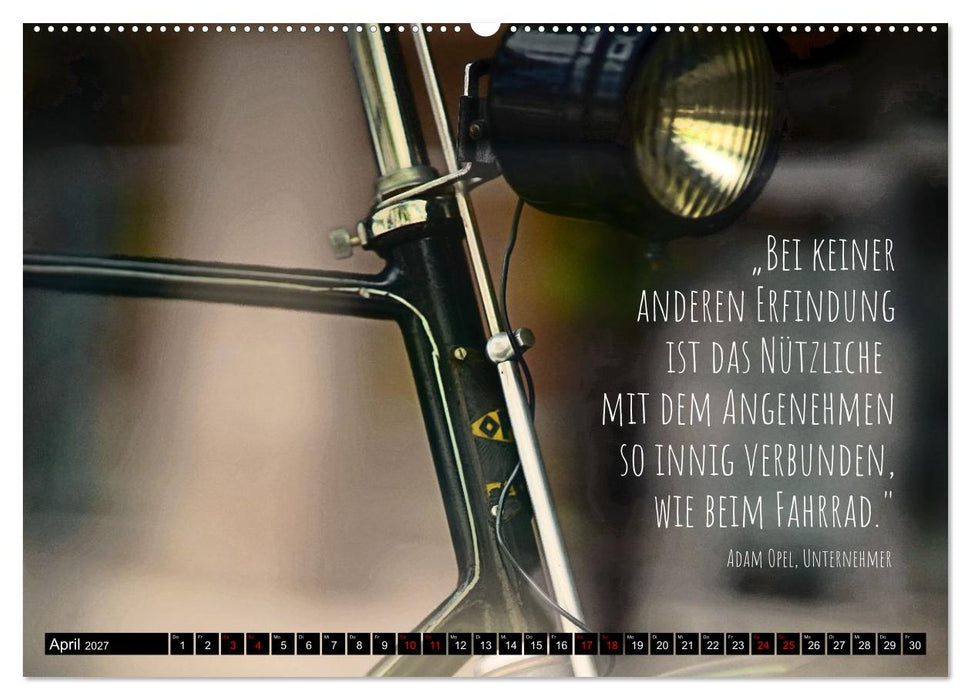 Velo Kunst (CALVENDO Wandkalender 2027)