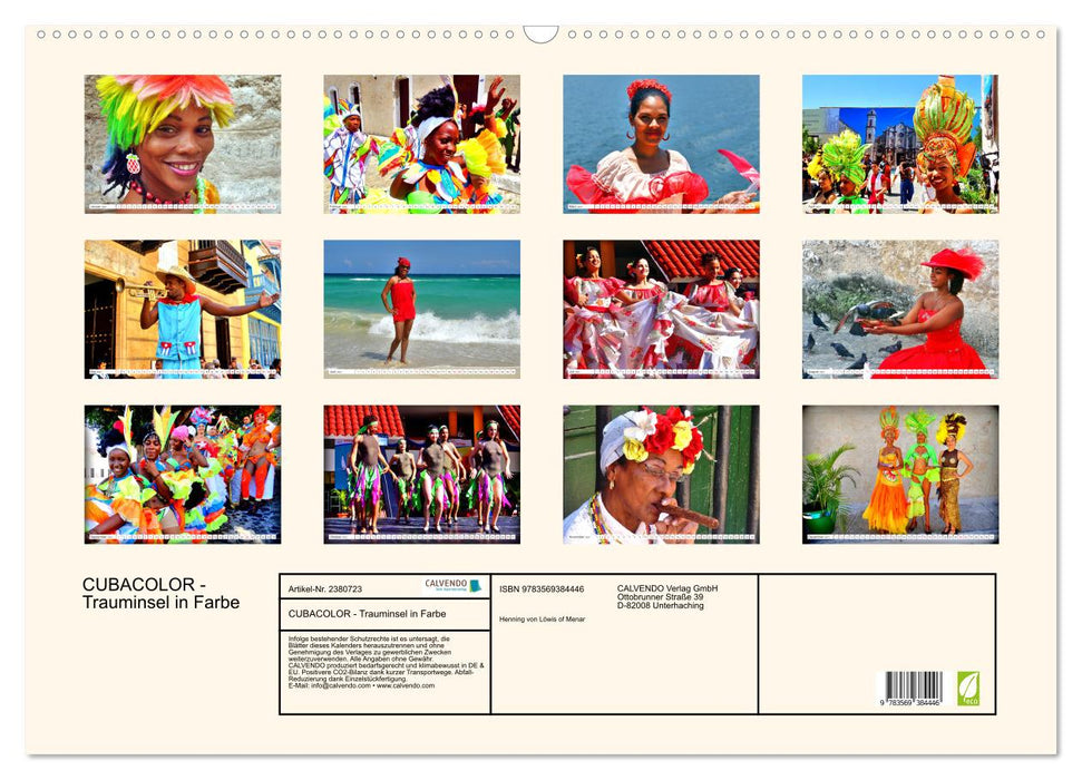 CUBACOLOR - Trauminsel in Farbe (CALVENDO Wandkalender 2027)