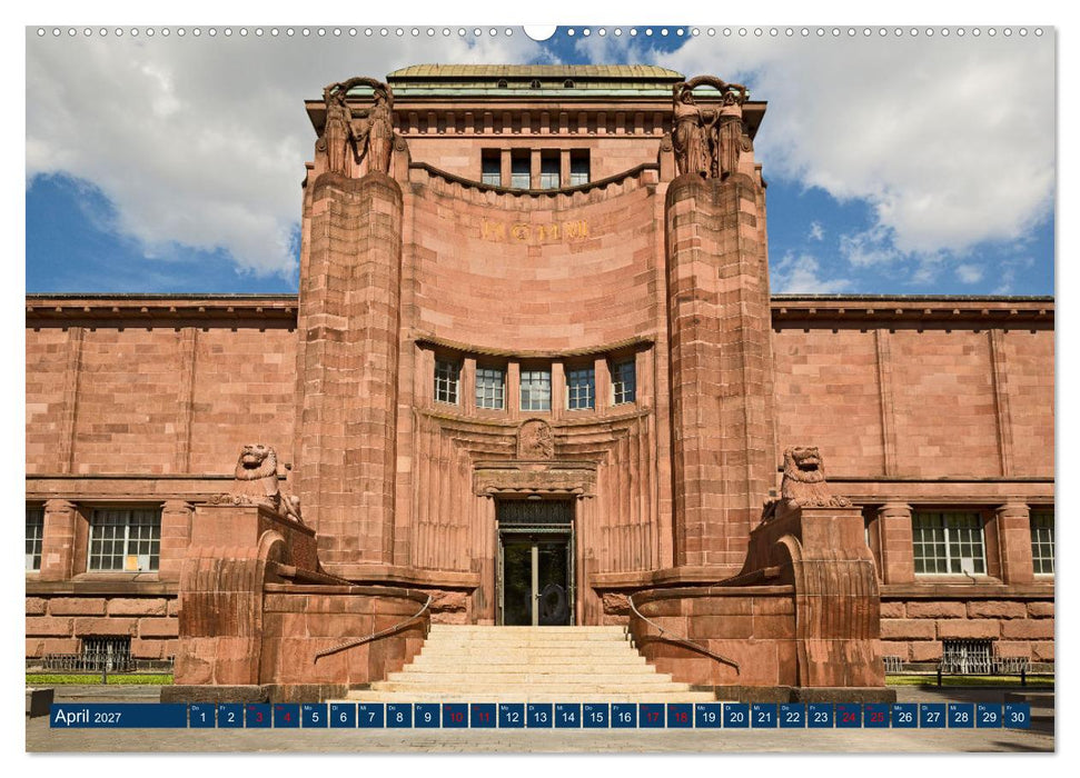 Mannheim - Jugendstil bis Popart (CALVENDO Premium Wandkalender 2027)
