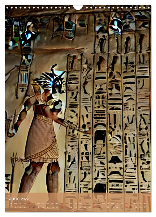 Ancient Egypt - Digital Artwork created by Artificial Intelligence (CALVENDO Monthly Calendar 2027)
