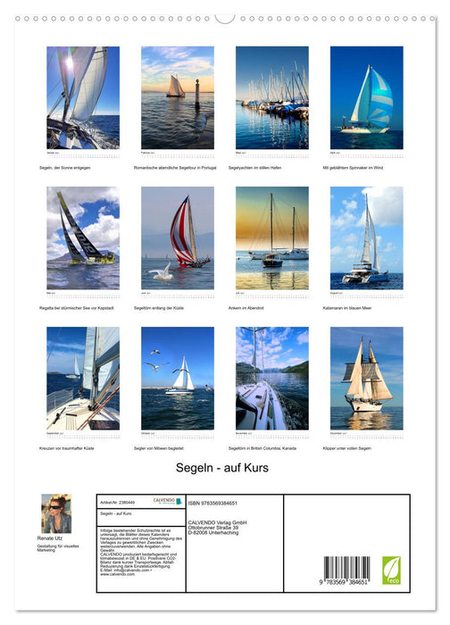 Segeln - auf Kurs (CALVENDO Premium Wandkalender 2027)