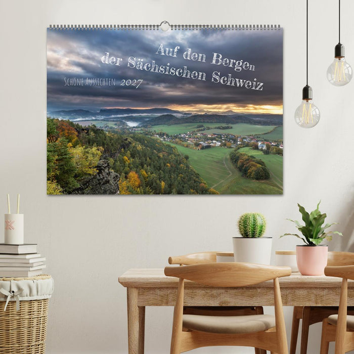 Auf den Bergen der Sächsischen Schweiz (CALVENDO Wandkalender 2027)