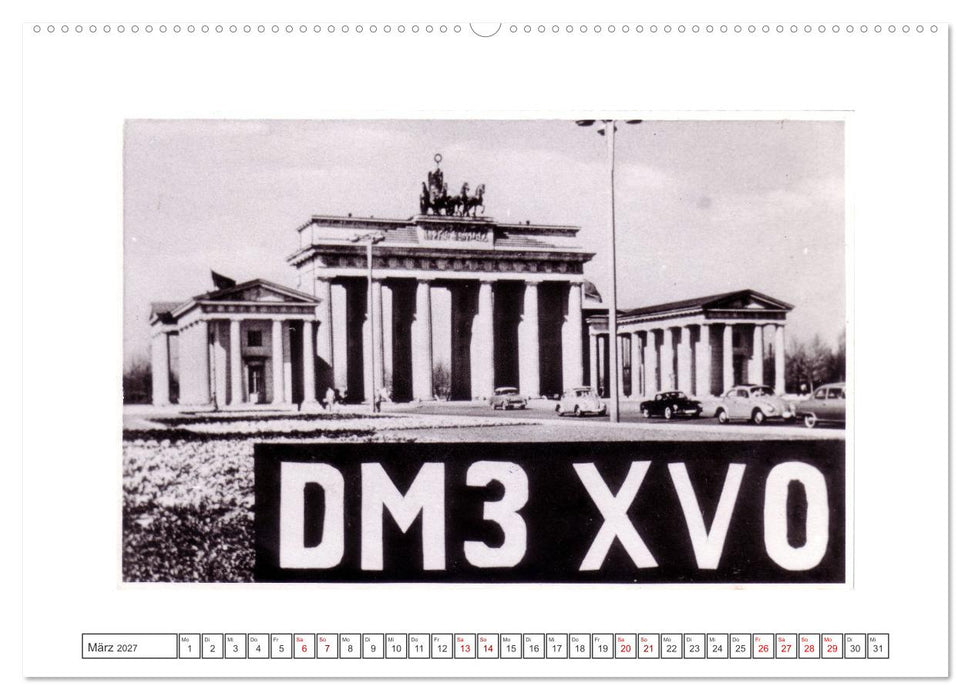 DDR Amateurfunk Historische Karten (CALVENDO Wandkalender 2027)