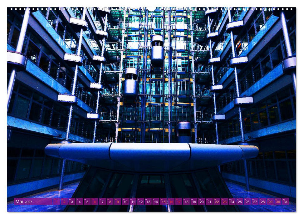 Berlin Colored Architecture (CALVENDO Premium Wandkalender 2027)