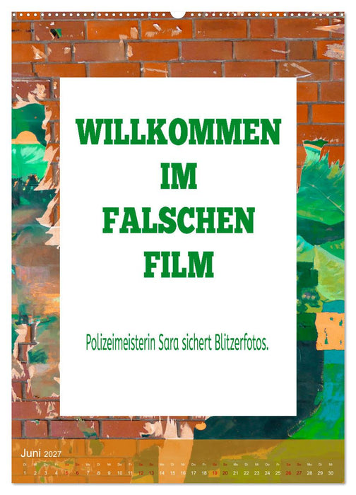 Lach du nur! - Flotte Sprüche schnell erklärt (CALVENDO Wandkalender 2027)