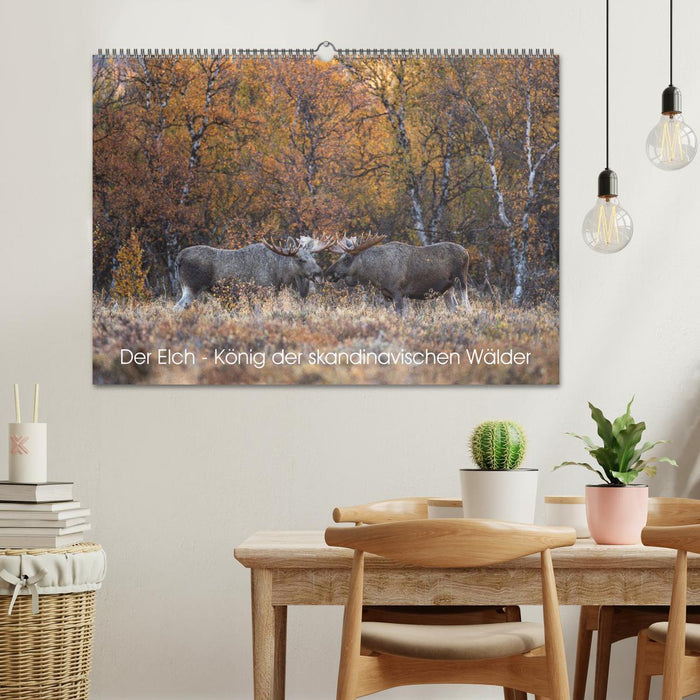 Der Elch - König der skandinavischen Wälder (CALVENDO Wandkalender 2027)