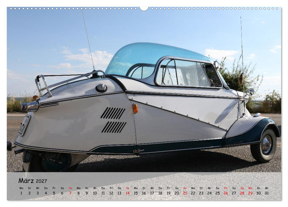 Messerschmitt Kabinenroller KR 200 Fahren unter dem Radar (CALVENDO Wandkalender 2027)