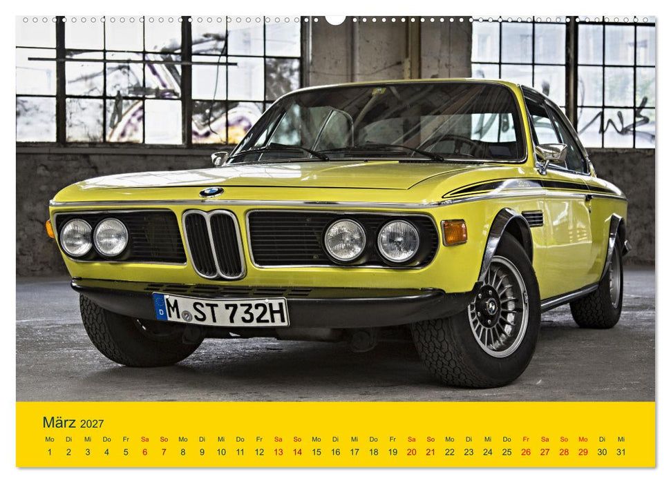 Automobile Träume der 70er (CALVENDO Wandkalender 2027)