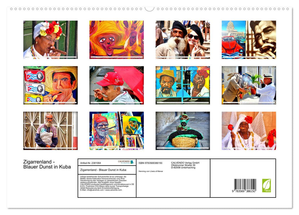 Zigarrenland - Blauer Dunst in Kuba (CALVENDO Premium Wandkalender 2027)