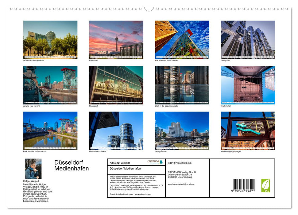 Düsseldorf Medienhafen (CALVENDO Premium Wandkalender 2027)