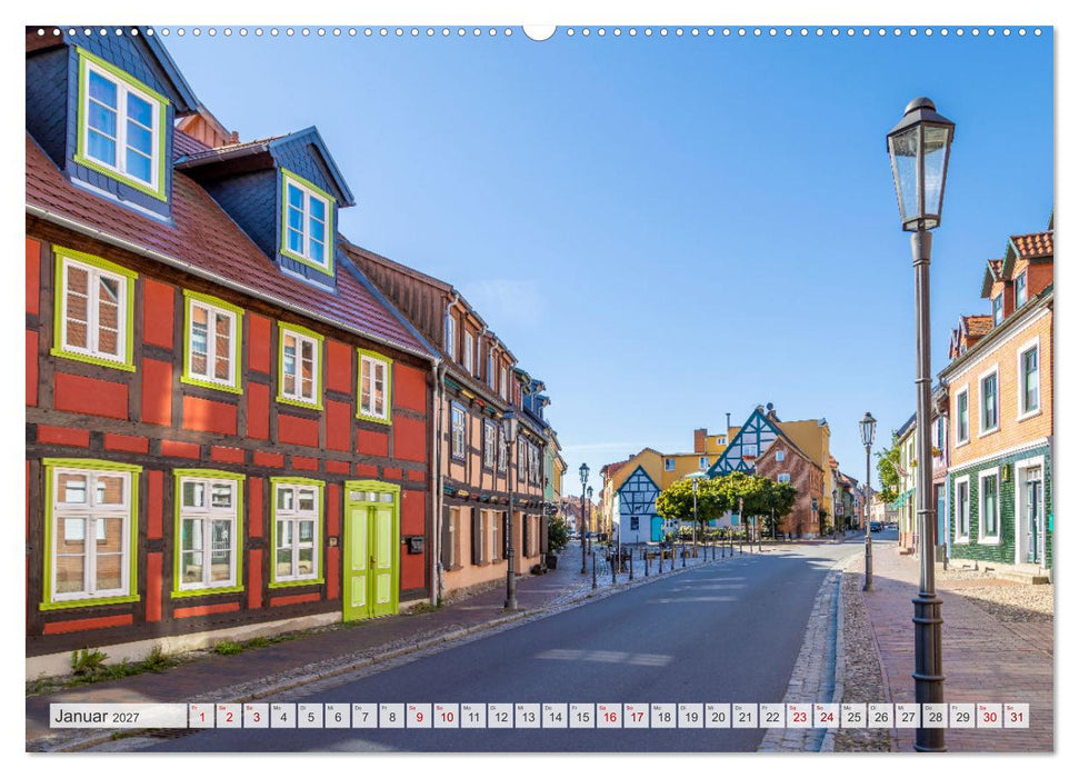 Tour um die großen Seen der Mecklenburgischen Seenplatte (CALVENDO Wandkalender 2027)