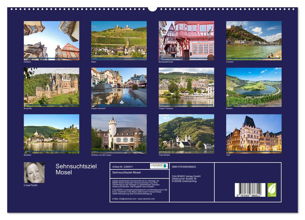 Sehnsuchtsziel Mosel (CALVENDO Premium Wandkalender 2027)