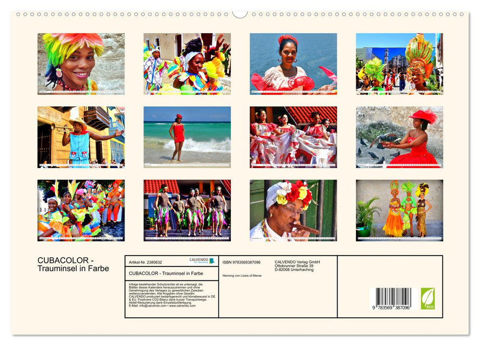 CUBACOLOR - Trauminsel in Farbe (CALVENDO Premium Wandkalender 2027)