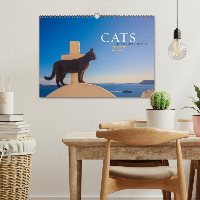 Cats of the Greek Islands (CALVENDO Monthly Calendar 2027)
