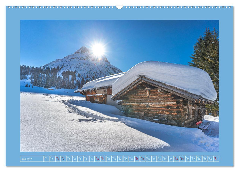 Winterdreams von Lech bis Zug (CALVENDO Premium Wandkalender 2027)