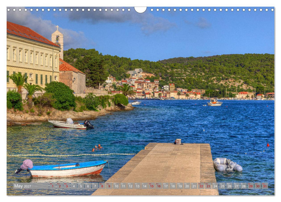 Vis Island Croatia - English Heritage in the Adriatic (CALVENDO Monthly Calendar 2027)
