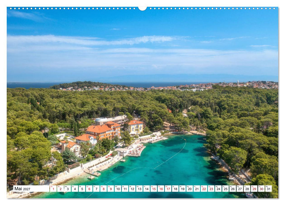 Cres und Losinj, wilde Insel-Schönheiten in der Kvarner Bucht (CALVENDO Premium Wandkalender 2027)