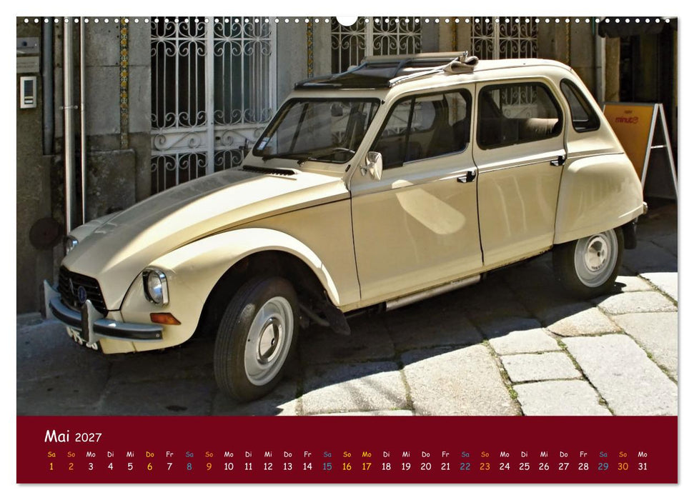 Citroen 2 CV Kult um die Ente (CALVENDO Wandkalender 2027)