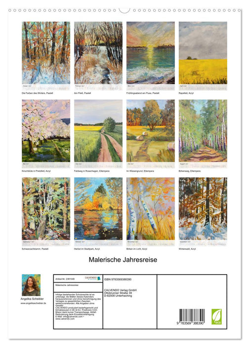 Malerische Jahresreise (CALVENDO Premium Wandkalender 2027)