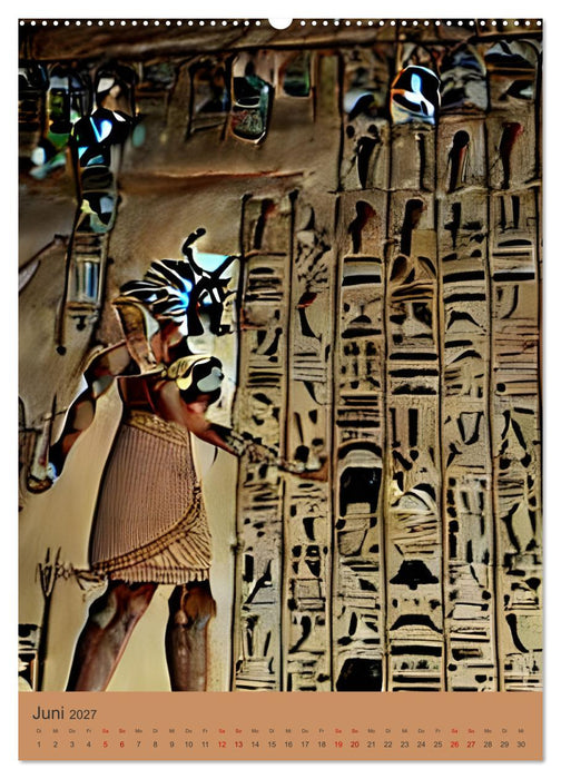 Altes Ägypten - Computerträume aus der KI (CALVENDO Premium Wandkalender 2027)