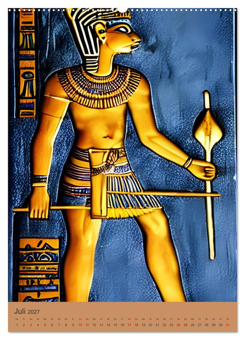 Altes Ägypten - Computerträume aus der KI (CALVENDO Premium Wandkalender 2027)