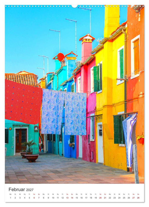 Farbenfrohes Italien (CALVENDO Premium Wandkalender 2027)