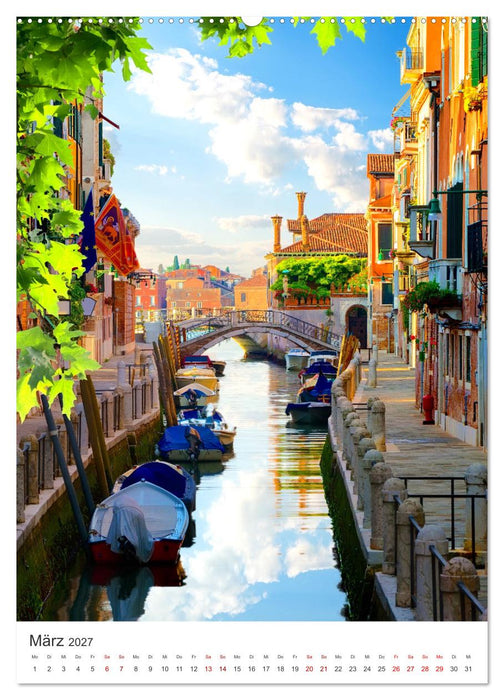 Farbenfrohes Italien (CALVENDO Premium Wandkalender 2027)