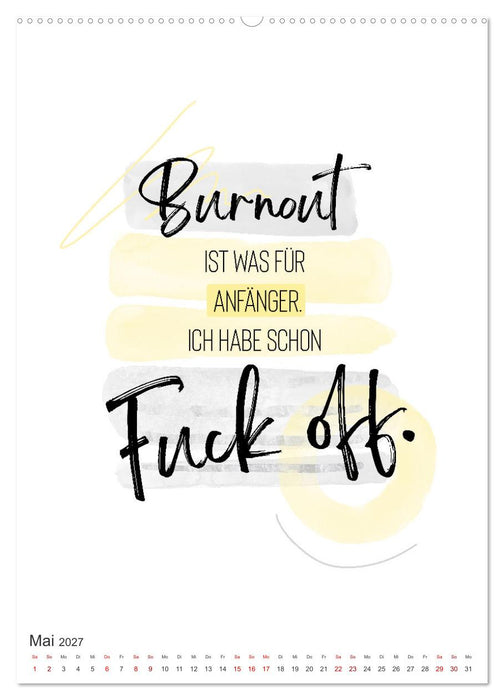Mit Humor durch den Arbeitstag (CALVENDO Wandkalender 2027)