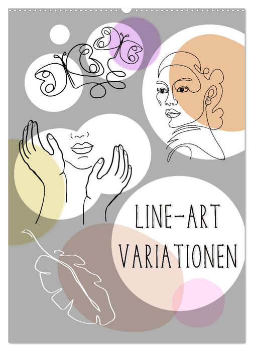 Line-Art Variationen (CALVENDO Wandkalender 2027)