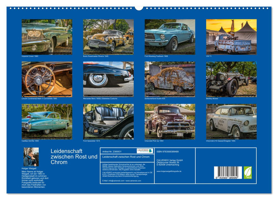 Leidenschaft zwischen Rost und Chrom (CALVENDO Premium Wandkalender 2027)