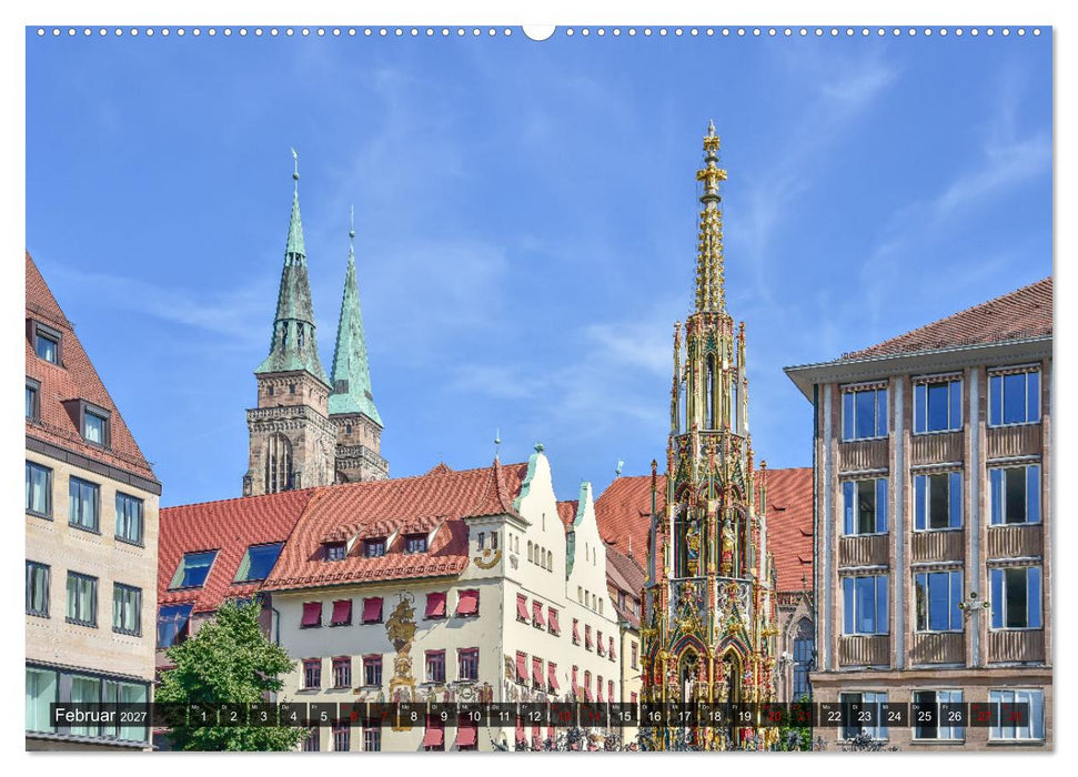 Nürnberg Brunnen - und Wasserspiele (CALVENDO Premium Wandkalender 2027)