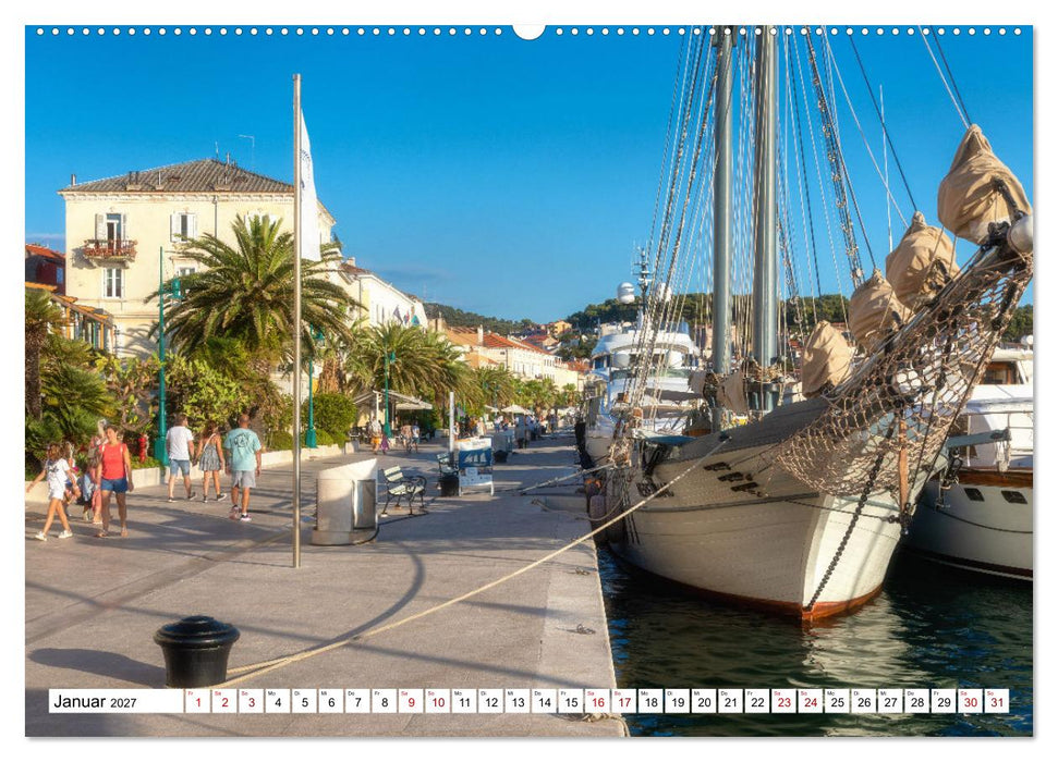 Cres und Losinj, wilde Insel-Schönheiten in der Kvarner Bucht (CALVENDO Wandkalender 2027)
