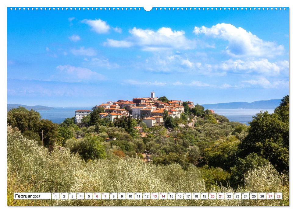 Cres und Losinj, wilde Insel-Schönheiten in der Kvarner Bucht (CALVENDO Wandkalender 2027)