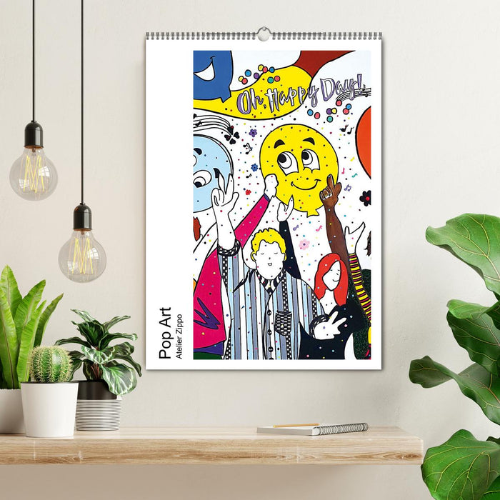 Pop Art - Atelier Zippo (CALVENDO Wandkalender 2027)