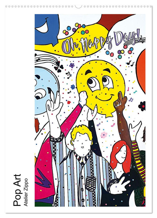 Pop Art - Atelier Zippo (CALVENDO Wandkalender 2027)