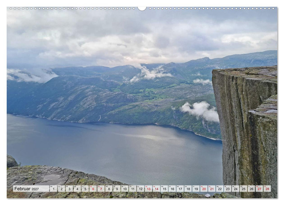 Norwegen erkunden mit dem Wohnmobil (CALVENDO Premium Wandkalender 2027)